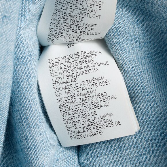 Brunello Cucinelli SS/22 Blue Monili-Trim Button-Down Long-Sleeved Denim Shirt - Picture 15 of 16